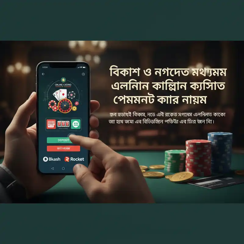 বিকাশ ও নগদ পেমেন্ট