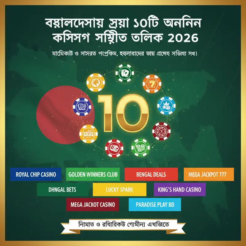 সেরা ১০টি অনলাইন ক্যাসিনো